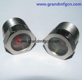 Metric thread M18 M22 M26 M27X1.5 M33X2 M60X2 fused oil level sight glasses for refrigeration equipments