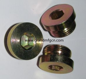 BSP 1/4&quot; 1/2&quot; 3/4&quot; 1&quot; 1 1/4&quot; zinc plated steel oil drain plugs in all sizes,oil drain plugs supplier in China