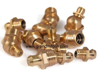 Custom PPL Brass CNC Machined parts brass elbow connector malexfemale NPT BSP Metric thread