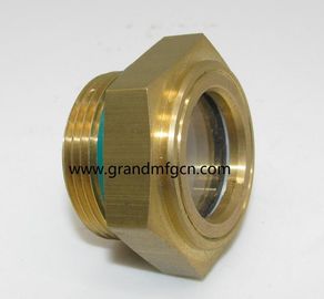 NPT thread 1/4&quot; 1/2&quot; 3/8&quot; 1&quot; brass oil level sight glass without reflector no finishing , China