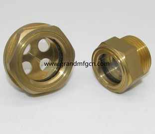 G thread 1 1/4&quot; 1 1/2&quot; 2&quot; brass oil level sight glass with reflector no finishing , China