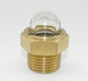 G thread 1 1/4&quot; 1 1/2&quot; 2&quot; brass oil level sight glass with reflector no finishing , China