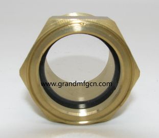 UNF thread 3/4&quot; 1/2&quot; 1&quot; 2 INCH brass oil level sight glass without reflector no finishing , China