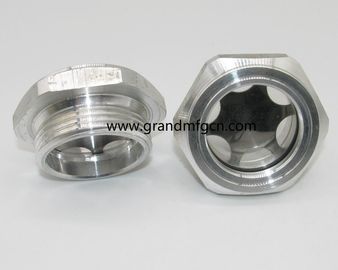 Metric thread M30X1.5 M33X1.5 reducer Oil level indicator sight glass custom available