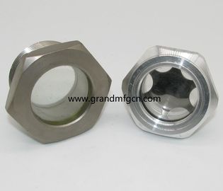 Metric thread M30X1.5 M33X1.5 reducer Oil level indicator sight glass custom available