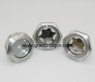 Metric thread M36X1.5 M33X1.5 reducer Aluminum Oil level indicator sight glass custom available