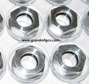 Metric thread M18X1.5 M20X1.5 reducer Aluminum Oil level indicator sight glass custom available