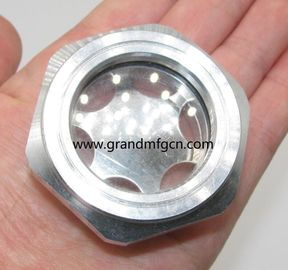 Metric thread M18X1.5 M20X1.5 reducer Aluminum Oil level indicator sight glass custom available