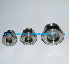 1&quot; 2&quot; NPT thread 1 1/4 inch stainless steel oil sight glasses SS304 oil level gauges OEM and ODM service