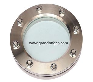 Stainless steel 304 flange visual sight glass windows for reactor mixer equipments