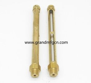 Brass sight glass Oil Level Gauges in male NPT,BSP,G thread1/8&quot;,1/4&quot;,3/8&quot;,1/2&quot;3/4&quot;,1&quot;,with quartz glass tube