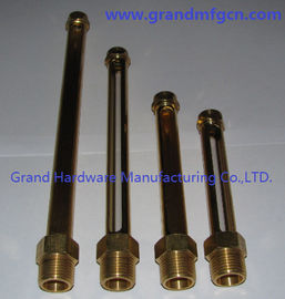 Brass Tubular sight Oil Level Gauges in male NPT,BSP,G thread1/8&quot;,1/4&quot;,3/8&quot;,1/2&quot;3/4&quot;,1&quot;,with quartz glass tube