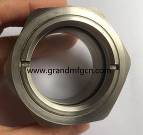 NPT 2&quot; high pressure stainless steel oil sight glass in stock SS304 80 bar OEM and ODM service