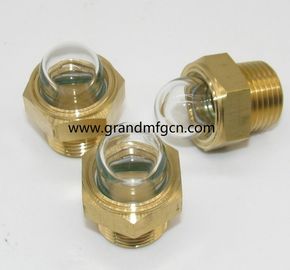 male Metric thread M27 domed oil level glass sight with natural glass OEM and ODM service