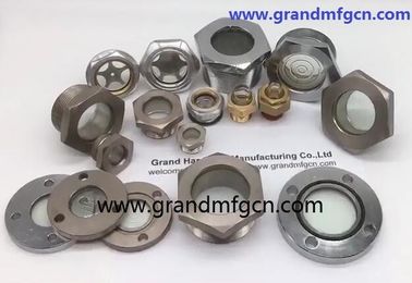 male BSP pipe threads G3/4&quot; radiator dome oil level glass sights with natural glass OEM and ODM service