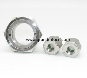 high pressure M33 M42X1.5 M60X2 stainless steel 304 reactor mixer equipment  sight glass OEM and ODM service