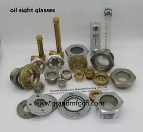 male Metric thread M22x1.5 industrial equipment oil level glass sights with natural glass OEM and ODM service