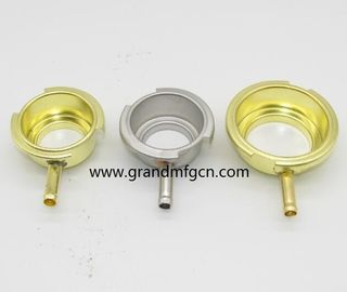 custom 56mm SS304 / brass Auto Radiator Caps and Auto Filler Necks OEM ODM business service welding connection