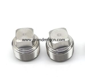 hydraulic SUS304 plug custom SS304 stainless steel hexagon plugs square plug