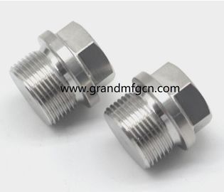 hydraulic SUS304 plug custom SS304 stainless steel hexagon plugs square plug