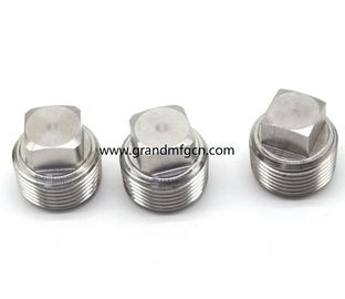hydraulic SUS304 plug custom SS304 stainless steel hexagon plugs square plug