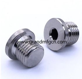 SAE hex socket steel plug custom oil drain steel plug SS304 plugs