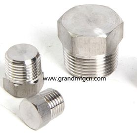 hydraulic SUS304 plug custom hexagon plugs SS304 stainless steel octagonal plugs square plug
