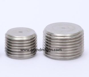 hydraulic SUS304 plug custom hexagon plugs stainless steel casting octagonal plugs square plug