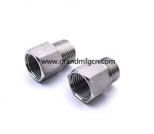 female and male thread OEM,ODM stainless steel precision machined parts natural finishing
