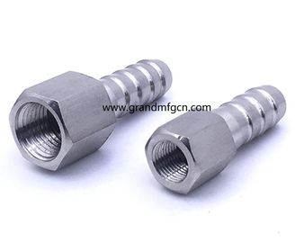 female and male thread OEM,ODM stainless steel precision CNC turned parts natural finishing