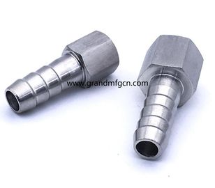 female and male thread OEM,ODM stainless steel precision CNC turned parts natural finishing
