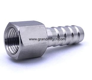 female and male thread OEM,ODM stainless steel precision CNC turned parts natural finishing