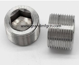 male thread 1/4&quot; 3/4&quot; 1/2&quot; 1 INCH stainless steel 304 Countersunk hexagon plug
