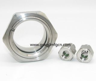 high pressure M36 M42 stainless steel 304 reactor equipment  sight plug for closed loop BHO extractor OEM ODM service