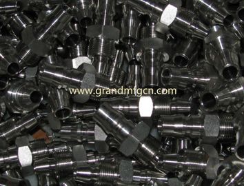 male thread OEM,ODM stainless steel precision machined &amp; turned down parts natural finishing