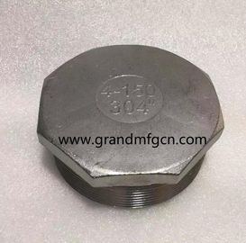 male thread OEM stainless steel precision machined &amp; turned down parts octagonal SS304 plugs