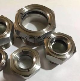 NPT thread 2 inch stainless steel 316 observation oil level sight glasses OEM service no finishing