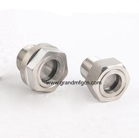 Metric thread M20x1.5 stainless steel 316 observation oil level sight glasses OEM service no finishing