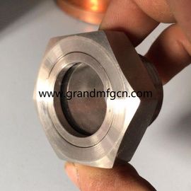 NPT thread 1/8 1/4 3/4 1/2 inch stainless steel SS316 SS304 observation oil level sight glasses OEM service no finishing