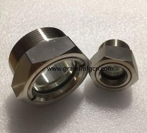 NPT thread 1/8 1/4 3/4 1/2 inch stainless steel SS316 SS304 observation oil level sight glasses OEM service no finishing