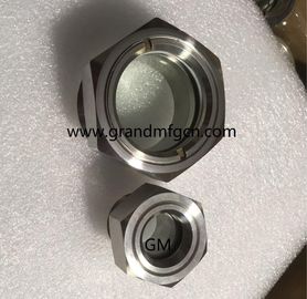 NPT thread 1/8 1/4 3/4 1/2 inch stainless steel SS316 SS304 observation oil level sight glasses OEM service no finishing