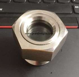 high pressure M33M42x1.5 stainless steel 304 sight glass view plugs for closed loop BHO /PHO extractor OEM ODM service