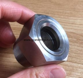 NPT 3/8 pressure stainless steel oil sight glasses SS304 100 bar  turbine chamber OEM and ODM service
