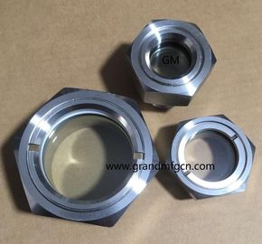 NPT 1 inch pressure stainless steel oil sight glasses SS304 100 bar  turbine chamber OEM and ODM service