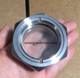 NPT thread 1 inch 1 1/2 inch stainless steel SS316 SS304 observation evaporator oil level sight glasses OEM no finishing