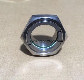 Metric thread M33X1.5 M36X1.5 stainless steel SS316 304 observation evaporator oil level sight glasses OEM no finishing
