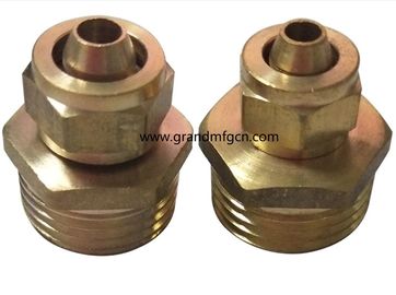 OIL COOLER BRASS PIPE FITTING CONNECTORS in common use standardized fittings no finishing