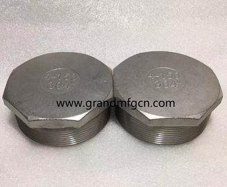 stainless steel hex plugs male thread OEM precision machined &amp; turned down parts natural finishing