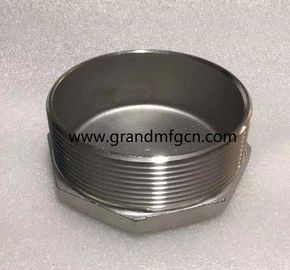 stainless steel hex plugs male thread OEM precision machined &amp; turned down parts natural finishing