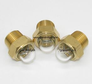 male BSP pipe threads G3/4&quot; pump dome oil level glass sights with glass OEM and ODM service